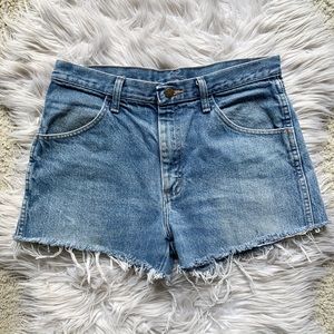 ⭐️Vintage Rustler Raw Hem Jean Cutoff Shorts